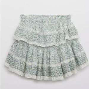 Aerie Rock ‘n’ Ruffle Printed Skirt